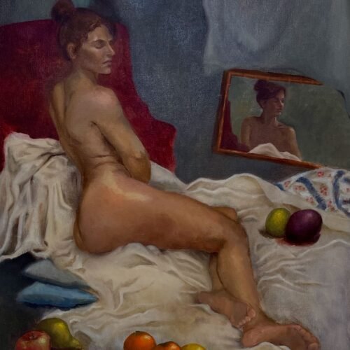 60 x 76cm “study inspired by Cézanne”