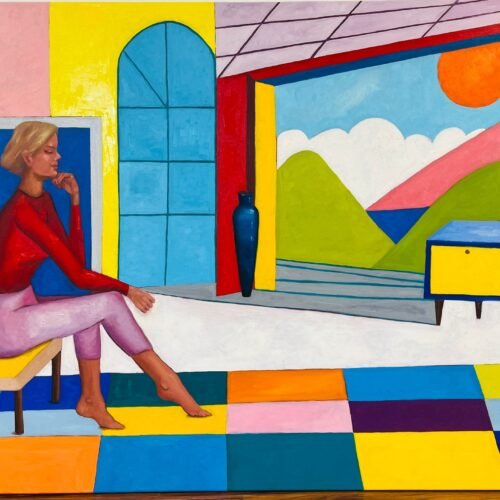 180 x 120cm “oniropolos” oil on museum fine linen stretched canvas