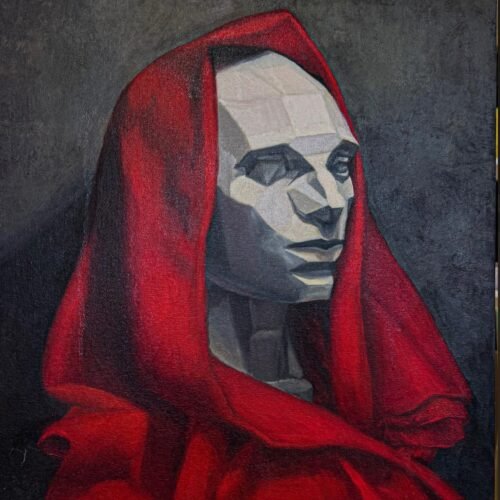 40.6 x 50.8cm “asaro head”