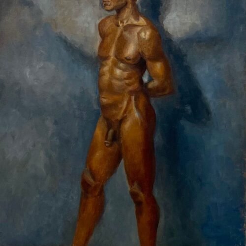 47.5 x 61cm “study of male figure”