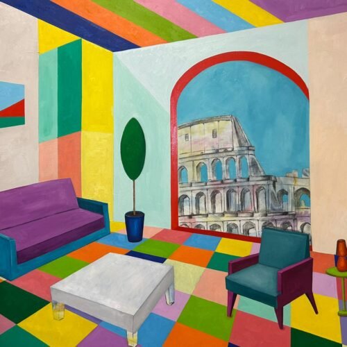 Reimagined Rome Oil on Canvas