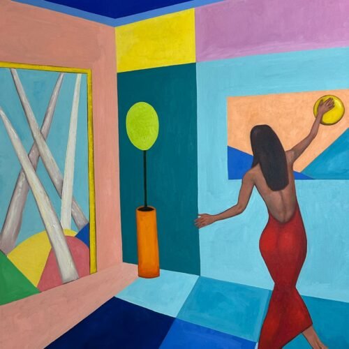 121,9 cm x 152.4 cm Breathless within Oil on canvas